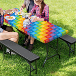 Reiki And The 7 Chakras Pattern Print Picnic Table Cover