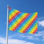 Reiki And The 7 Chakras Pattern Print Polyester Flag