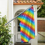 Reiki And The 7 Chakras Pattern Print Polyester Flag