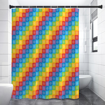 Reiki And The 7 Chakras Pattern Print Premium Shower Curtain