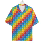 Reiki And The 7 Chakras Pattern Print Rayon Hawaiian Shirt