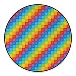 Reiki And The 7 Chakras Pattern Print Round Floor Mat