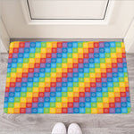 Reiki And The 7 Chakras Pattern Print Rubber Doormat