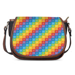Reiki And The 7 Chakras Pattern Print Saddle Bag