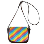Reiki And The 7 Chakras Pattern Print Saddle Bag