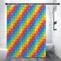 Reiki And The 7 Chakras Pattern Print Shower Curtain