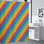 Reiki And The 7 Chakras Pattern Print Shower Curtain