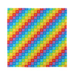 Reiki And The 7 Chakras Pattern Print Silk Bandana