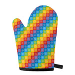 Reiki And The 7 Chakras Pattern Print Single Oven Mitt