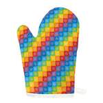 Reiki And The 7 Chakras Pattern Print Single Oven Mitt
