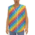 Reiki And The 7 Chakras Pattern Print Sleeveless Baseball Jersey