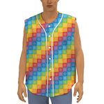 Reiki And The 7 Chakras Pattern Print Sleeveless Baseball Jersey