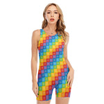 Reiki And The 7 Chakras Pattern Print Sleeveless One Piece Swimsuit