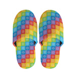 Reiki And The 7 Chakras Pattern Print Slippers