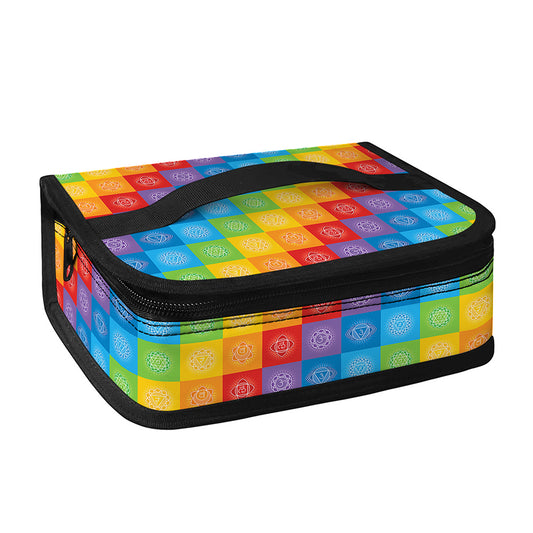 Reiki And The 7 Chakras Pattern Print Small Lunch Bag