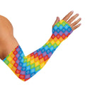 Reiki And The 7 Chakras Pattern Print Sun Protection Arm Sleeves