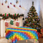 Reiki And The 7 Chakras Pattern Print Tablecloth