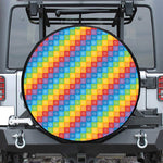 Reiki And The 7 Chakras Pattern Print Tire Cover
