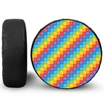 Reiki And The 7 Chakras Pattern Print Tire Cover