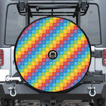 Reiki And The 7 Chakras Pattern Print Tire Cover With Camera Hole