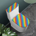 Reiki And The 7 Chakras Pattern Print Toilet Lid And Tank Cover Set