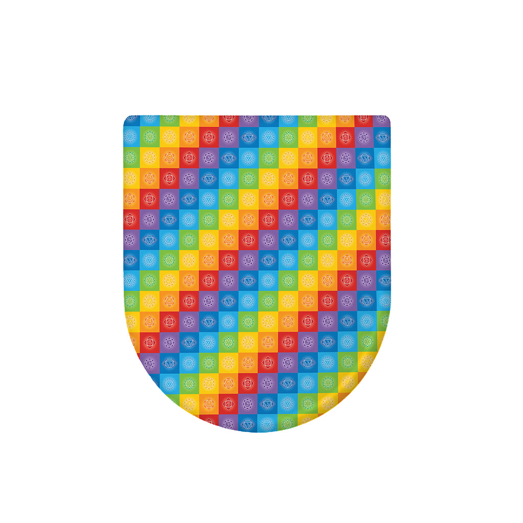 Reiki And The 7 Chakras Pattern Print Toilet Lid Cover