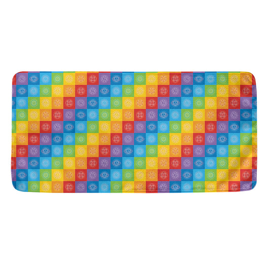 Reiki And The 7 Chakras Pattern Print Towel