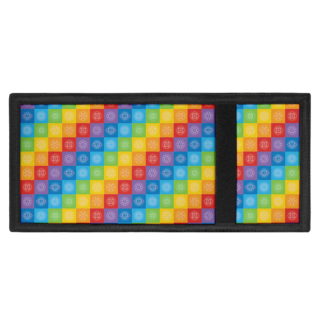 Reiki And The 7 Chakras Pattern Print Trifold Wallet