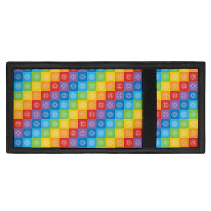Reiki And The 7 Chakras Pattern Print Trifold Wallet