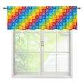 Reiki And The 7 Chakras Pattern Print Window Valance