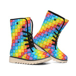 Reiki And The 7 Chakras Pattern Print Winter Boots