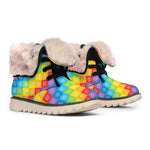 Reiki And The 7 Chakras Pattern Print Winter Boots