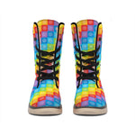 Reiki And The 7 Chakras Pattern Print Winter Boots