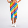 Reiki And The 7 Chakras Pattern Print Women's Capri Leggings
