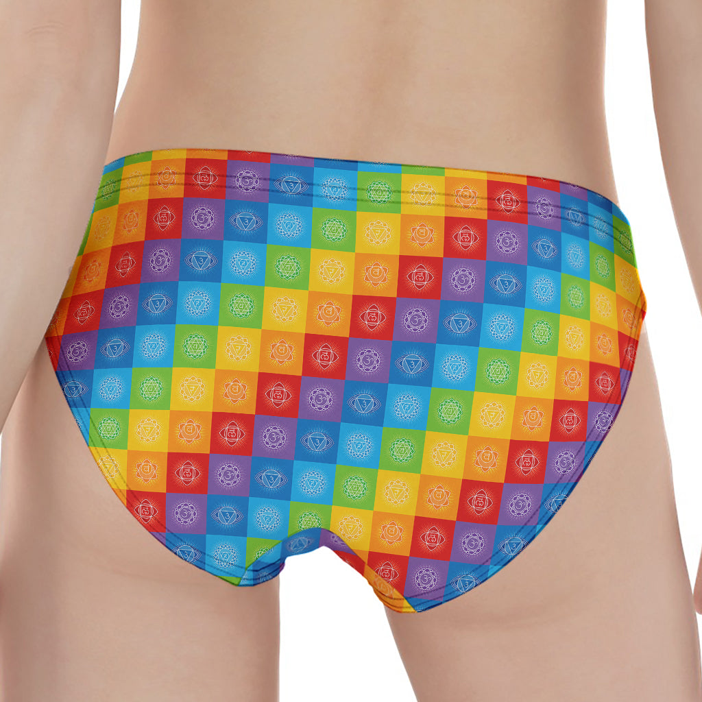 Reiki And The 7 Chakras Pattern Print Women's Panties