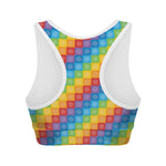 Reiki And The 7 Chakras Pattern Print Women's Sports Bra