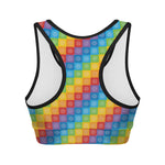 Reiki And The 7 Chakras Pattern Print Women's Sports Bra
