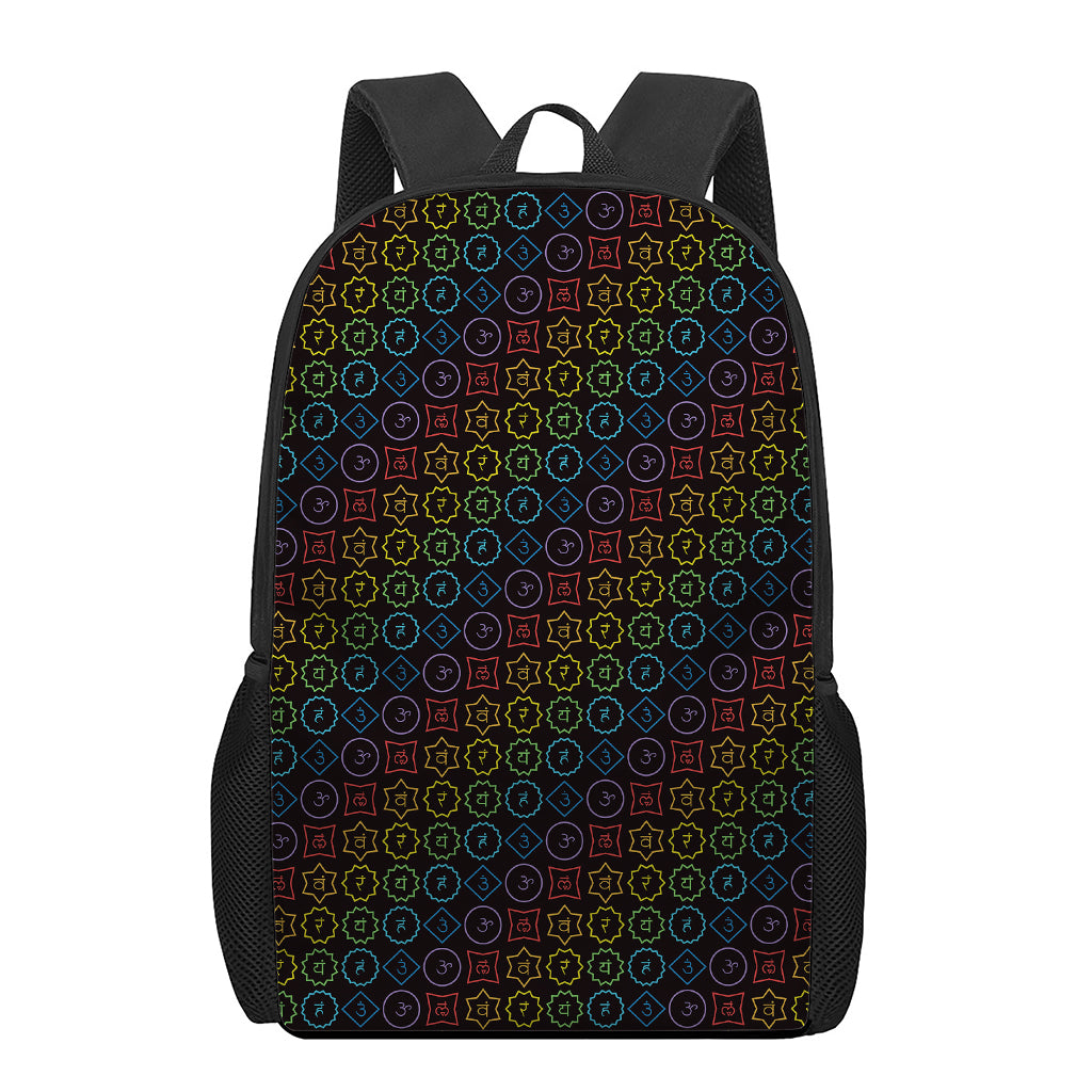 Reiki And The Seven Chakras Print 17 Inch Backpack