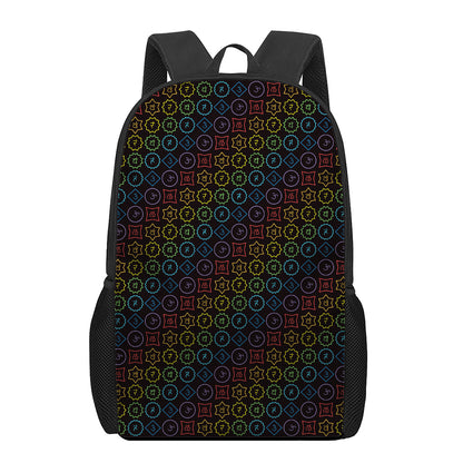Reiki And The Seven Chakras Print 17 Inch Backpack