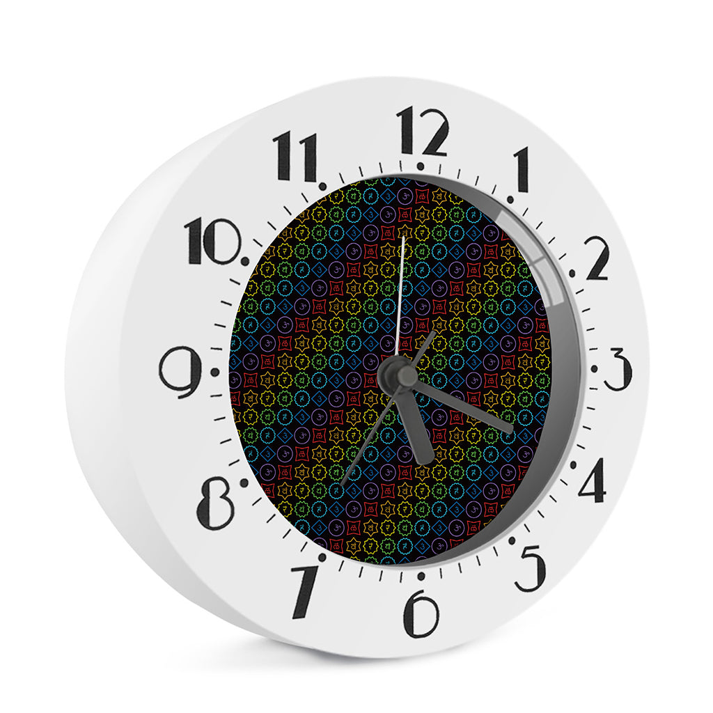 Reiki And The Seven Chakras Print Alarm Clock