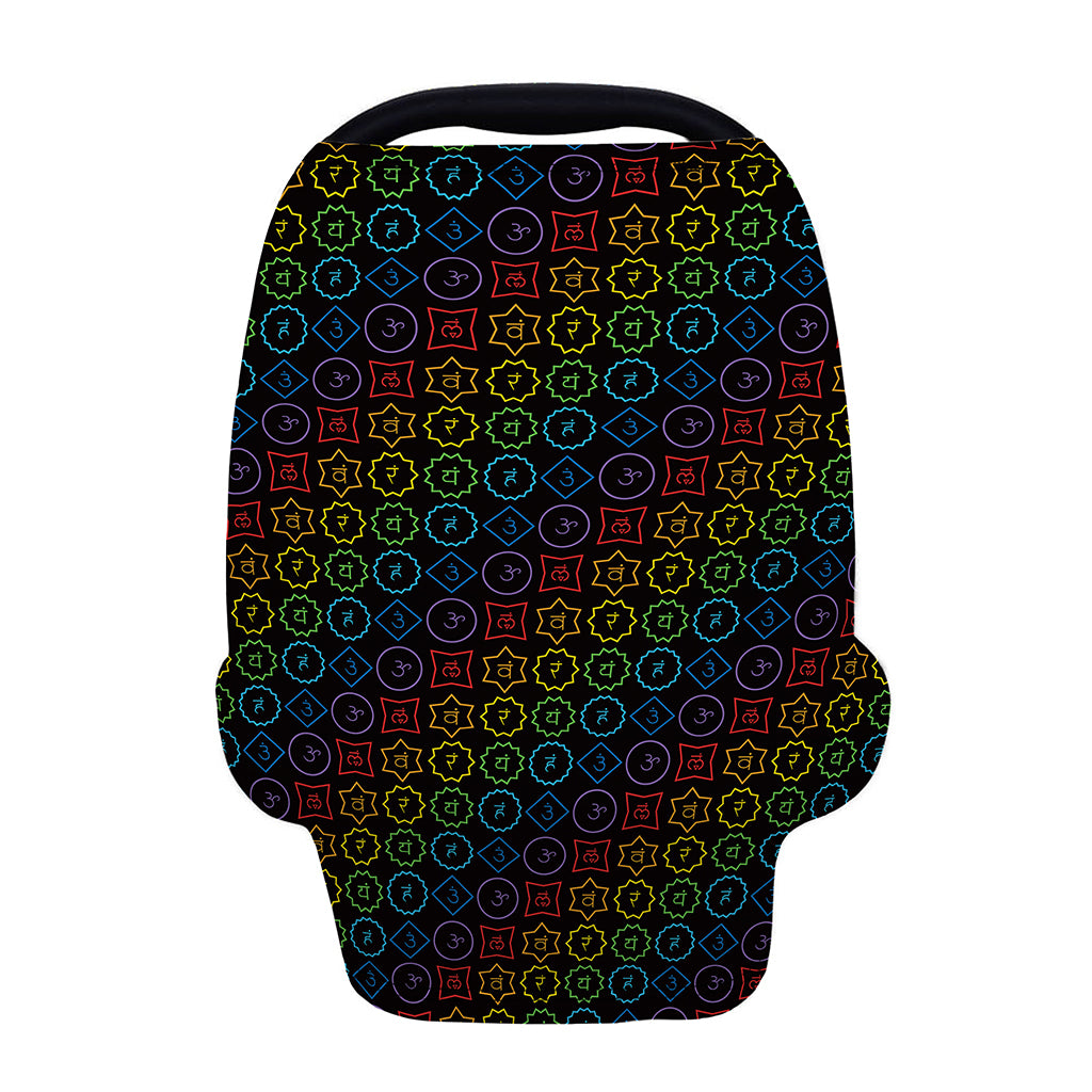 Reiki And The Seven Chakras Print Baby Seat Cover