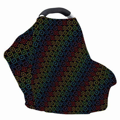 Reiki And The Seven Chakras Print Baby Seat Cover