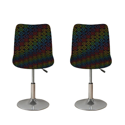 Reiki And The Seven Chakras Print Bar Stool Covers