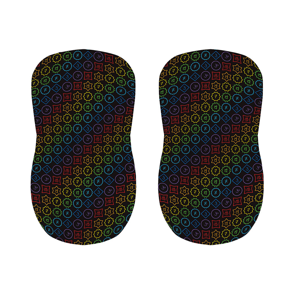 Reiki And The Seven Chakras Print Bar Stool Covers