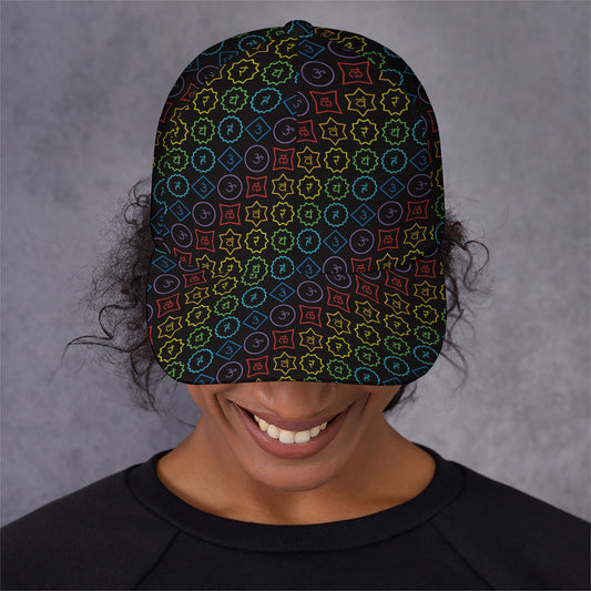 Reiki And The Seven Chakras Print Baseball Cap
