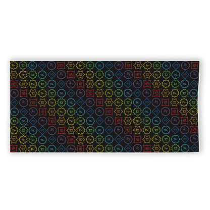 Reiki And The Seven Chakras Print Beach Towel