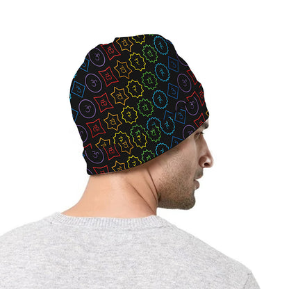 Reiki And The Seven Chakras Print Beanie
