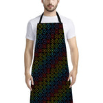 Reiki And The Seven Chakras Print Bib Apron With Pocket