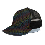 Reiki And The Seven Chakras Print Black Mesh Trucker Cap