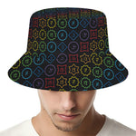Reiki And The Seven Chakras Print Bucket Hat